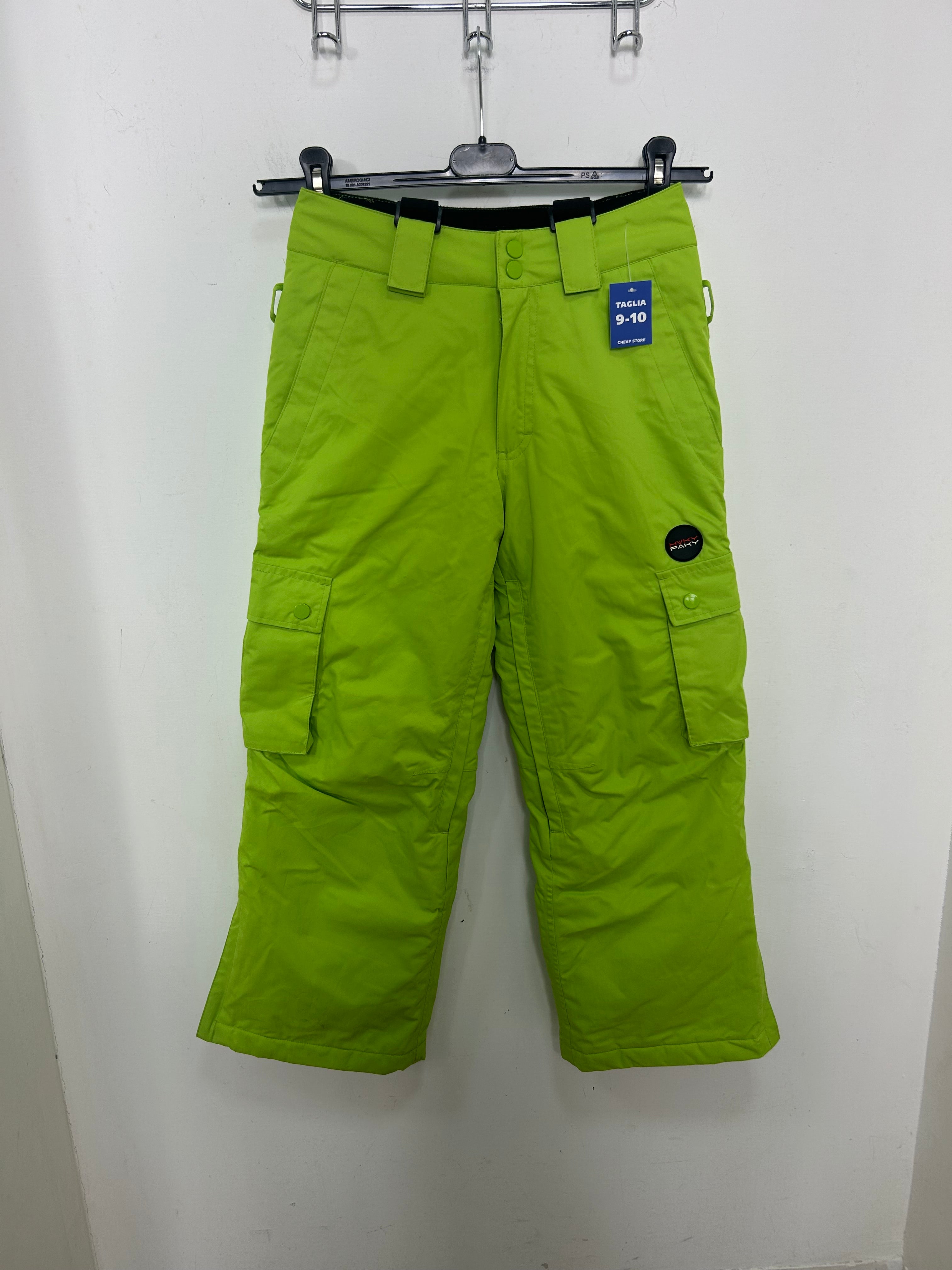 TAGLIA 10 ANNI-Pantalone da snowboard con bretelle HavyPaky